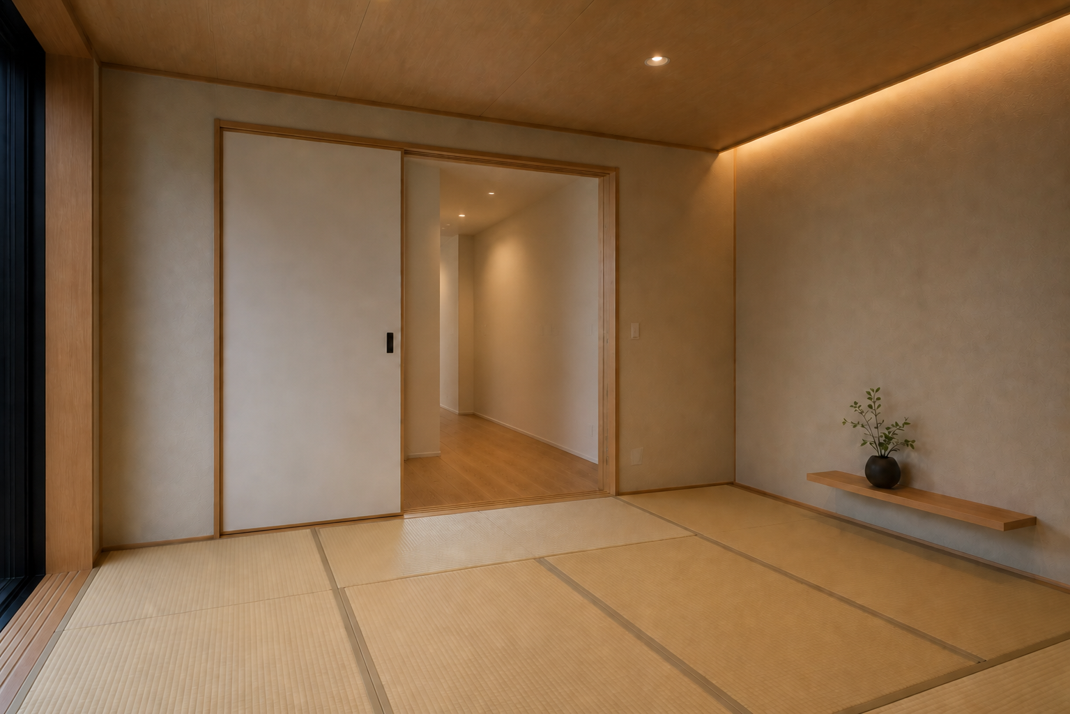 和室から来客ホール